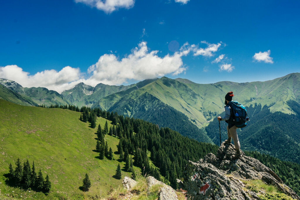 Leistungsseite Preusche Honorare und Preisgestaltung — Hintergrundbild Berge.